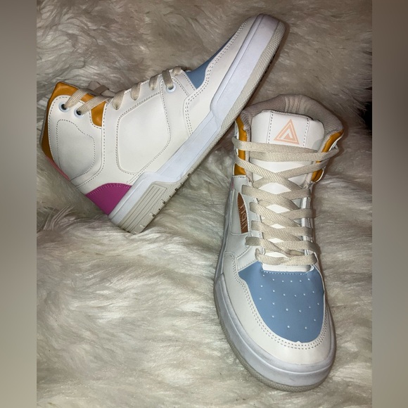 Urban Tennis Halogen by Mr Shu Ankle Boots Beige Sneakers - Picture 16 of 17